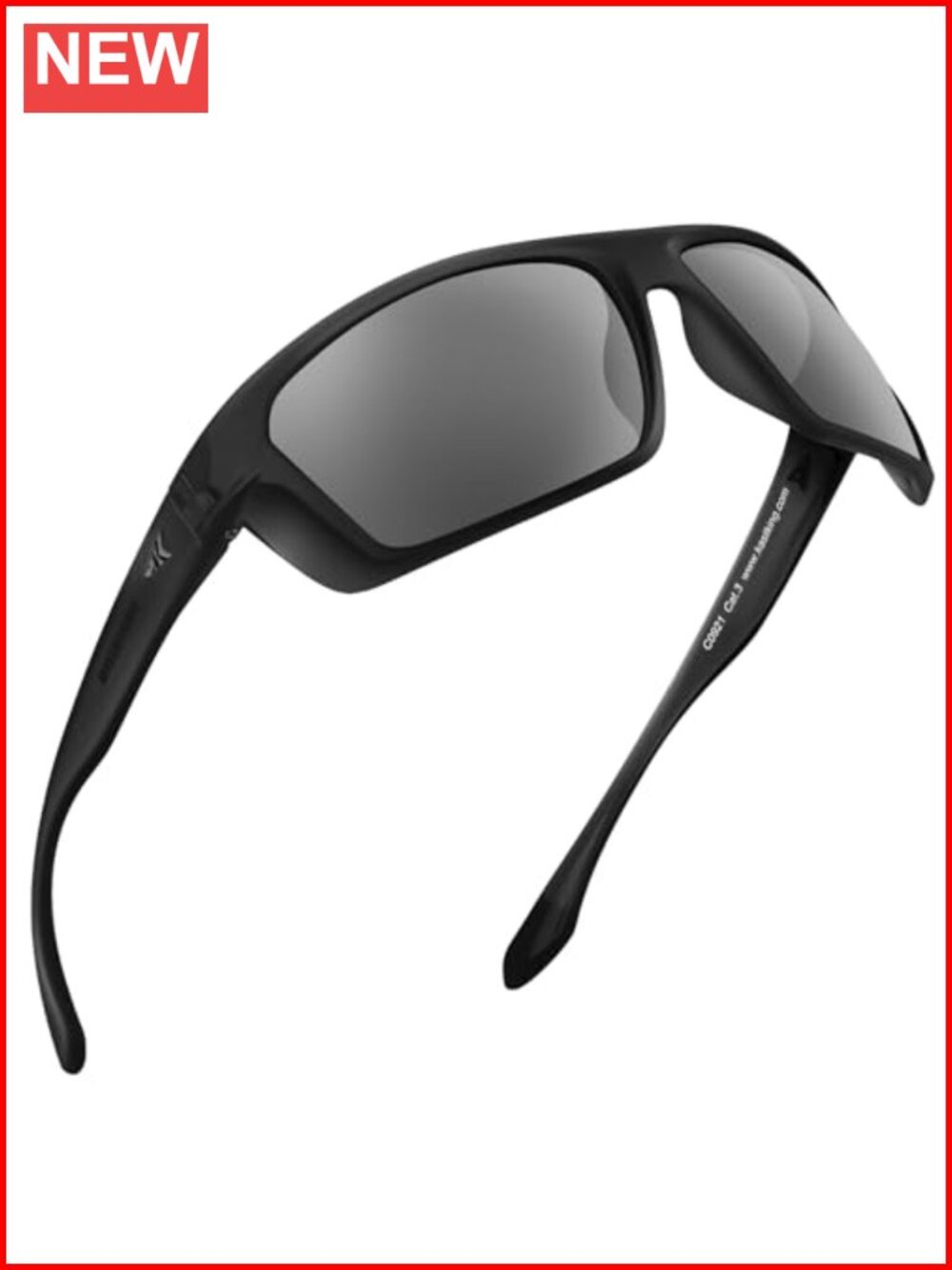 Polarized Sport Wrap Sunglasses TAC Lenses for Fishing Driving Running